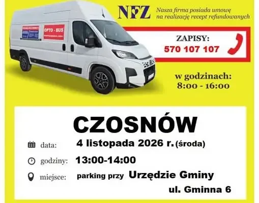 Bezpłatne badanie wzroku w Czosnowie – 4 listopada 2026