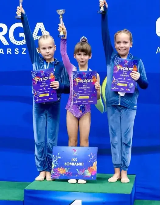 Inka z Kazunia Nowego ze złotem Ogólnopolskiej Triady Gimnastycznej AQUA CUP 2026